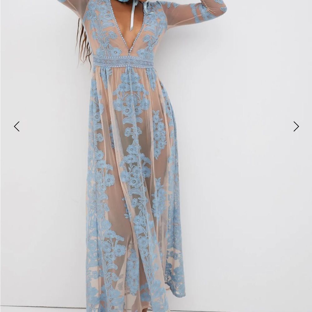 NWT For love and Lemons Temecula maxi dress size XS and S NWT MSRP$298 - Picture 7 of 12